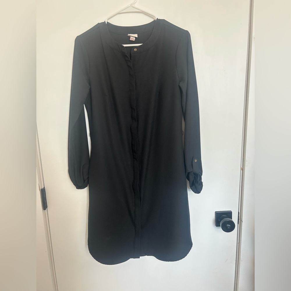 Merona Black Long Sleeve Dress